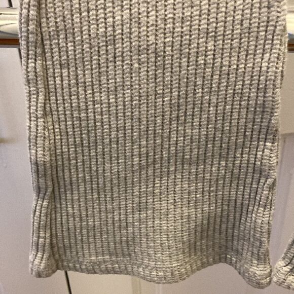 Habitual Girl 2 Piece Set Top & Pants in Light Heather Gray Ribbed Knit. Size 12 - Picture 4 of 10